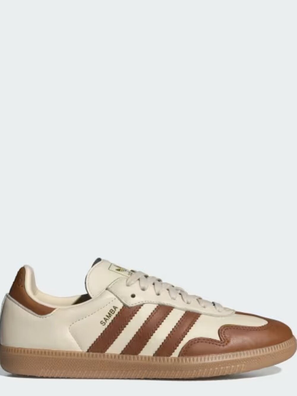 SAMBA OG SHOES - Size 8 (Wonder White / Dusky Bronze / Gold Metallic) - Picture 2 of 3